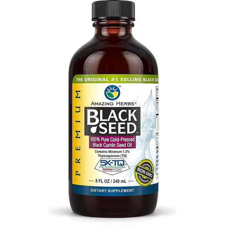 Amazing Herbs PREMIUM Black Seed Oil 8oz