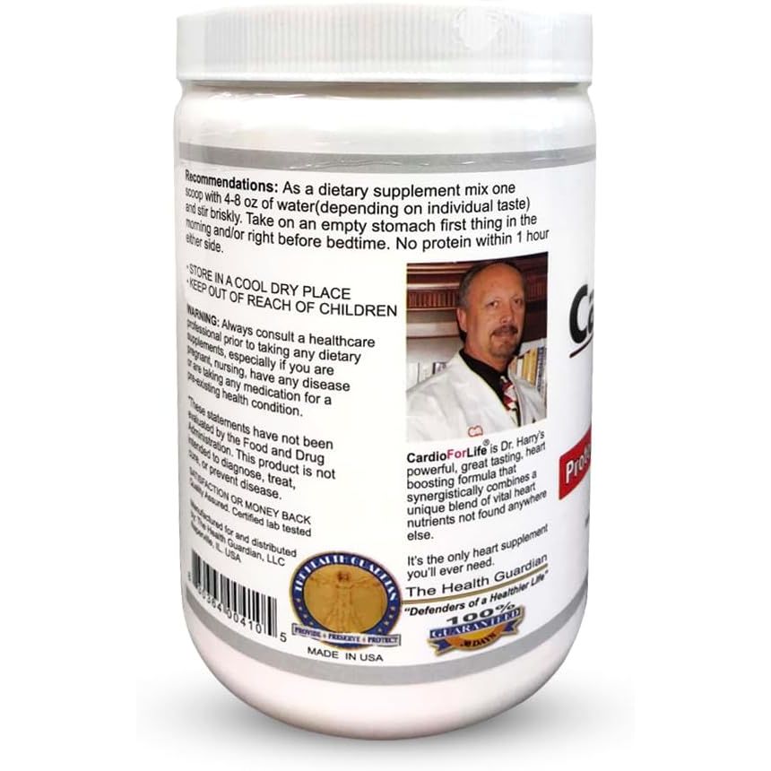 Cardio for Life L-Arginine Powder 16oz  Pina Colada