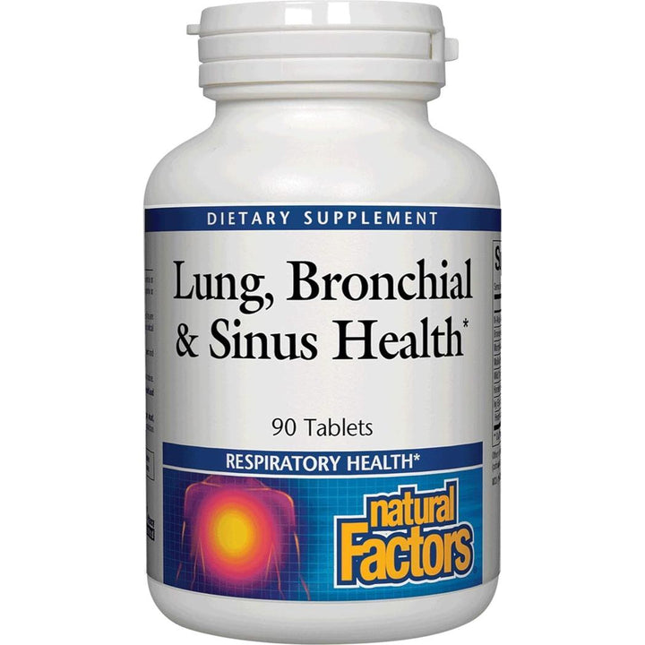 Natural Factors Lung, Bronchial & Sinus Health 90 tablets