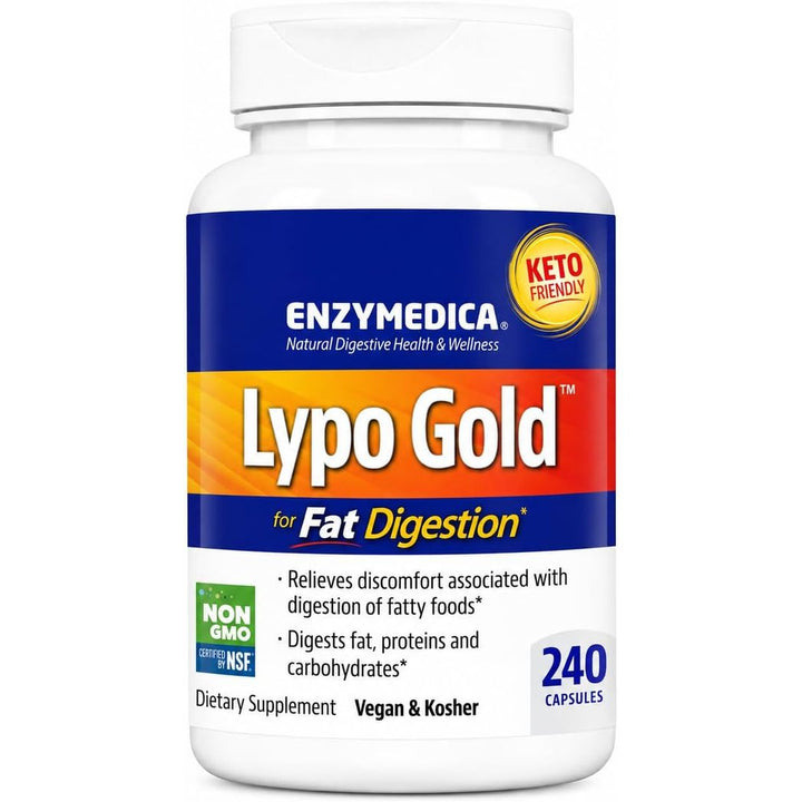 Enzymedica Lypo Gold 240 Capsules
