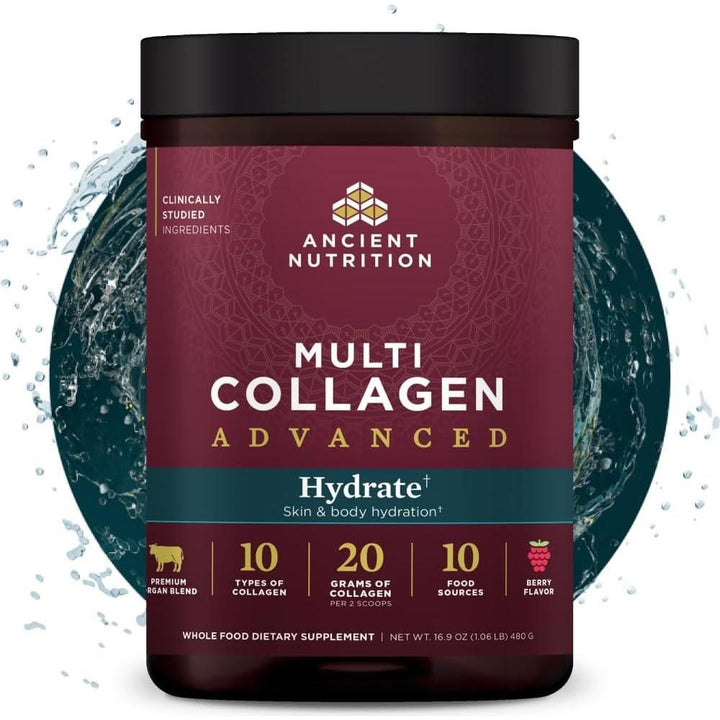 Ancient Nutrition Multi Collagen Advanced Hydrate 17oz