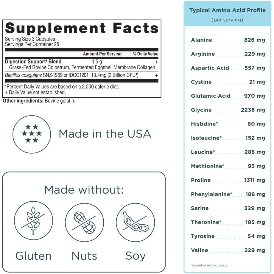 Ancient Nutrition Colostrum Superfood + Collagen 75 Count
