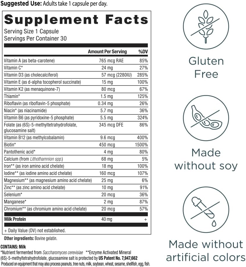 Ancient Nutrition Bone Health Multivitamin 30 Servings