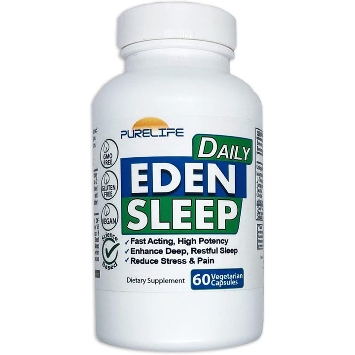 Eden Daily Sleep New GABA Free Formula 60 Vegan Caps