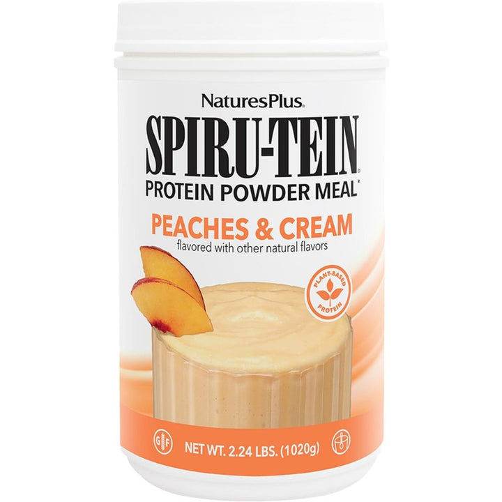 Natures Plus SPIRU-TEIN Plant-Based Protein Shake Non-GMO Vegetarian Gluten Free Nature's Plus