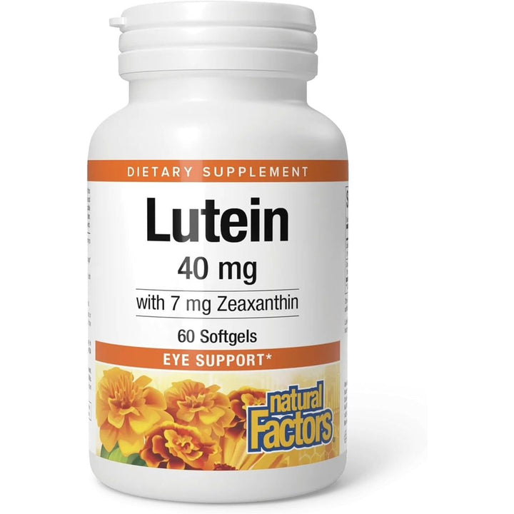 Natural Factors, Lutein 40 mg 60 capusles