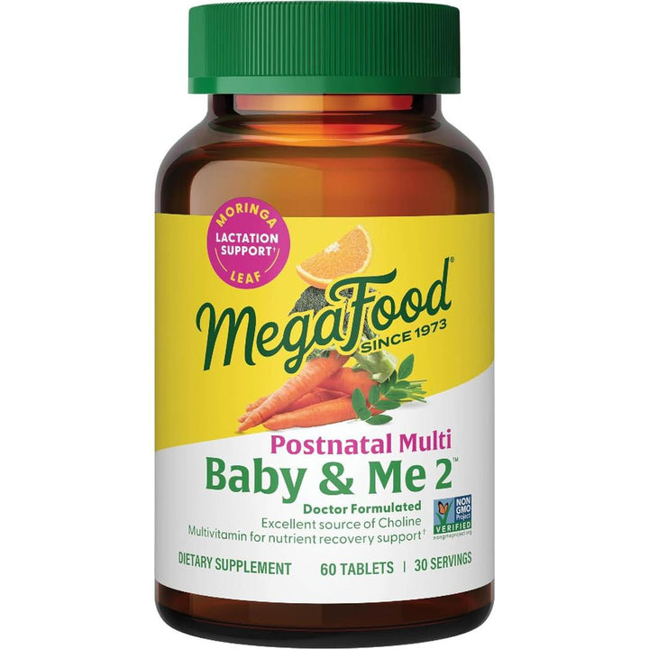 MegaFood Baby & Me 2 Postnatal Multi 60 tablets