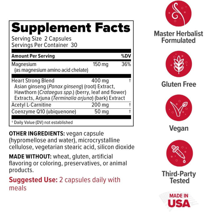 Redd Remedies Heart Strong, 60 CT