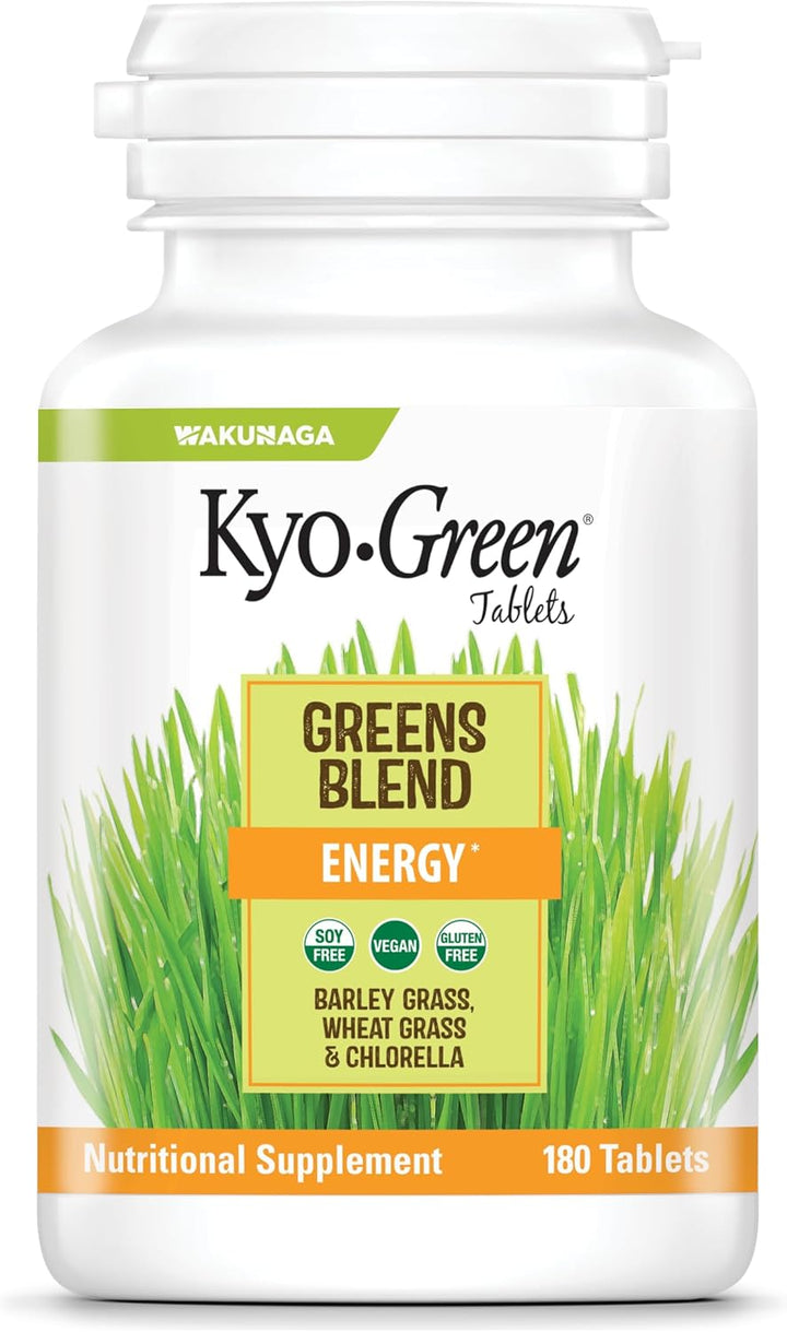 Kyolic Kyo-Green Greens Blend Energy Tablets, 180 tablets