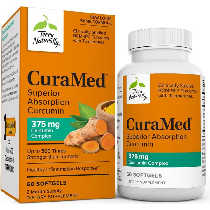 Terry Naturally CuraMed 375 mg 60 softgels