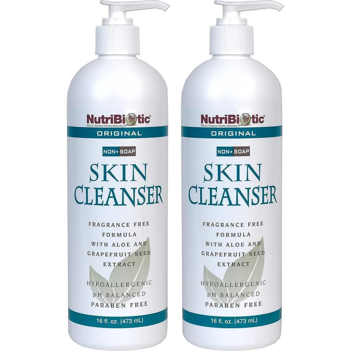 Limpiador de piel sin jabón NutriBiotic Original, 16 fl oz.