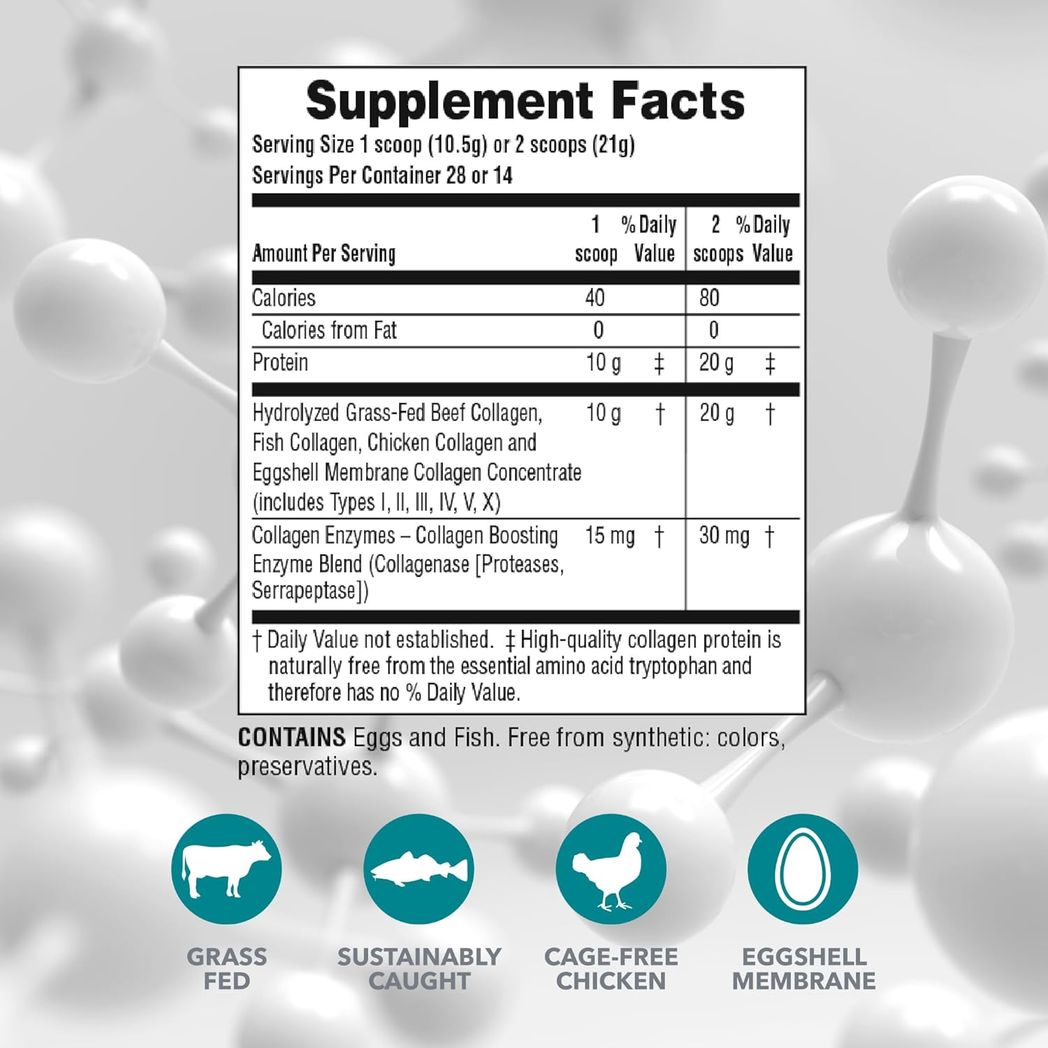 Natures Plus Collagen Peptides 28 Servings Nature's Plus – Harvest Moon ...