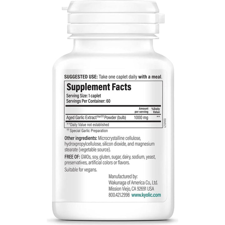 Kyolic Cardiovascular Health One Daily Formula One Daily Formula 250 60 veg caps