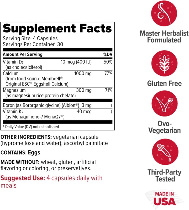 Redd Remedies, Bone Health Advanced Strong Bone Support, 120 Vegetarian Capsules