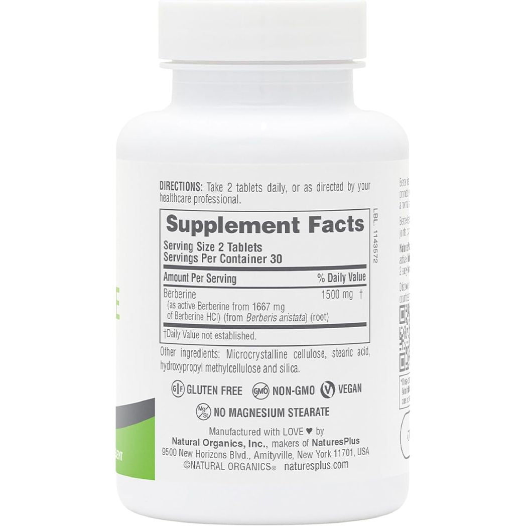 Natures Plus PRO Berberine 1500 mg 60 Tablets