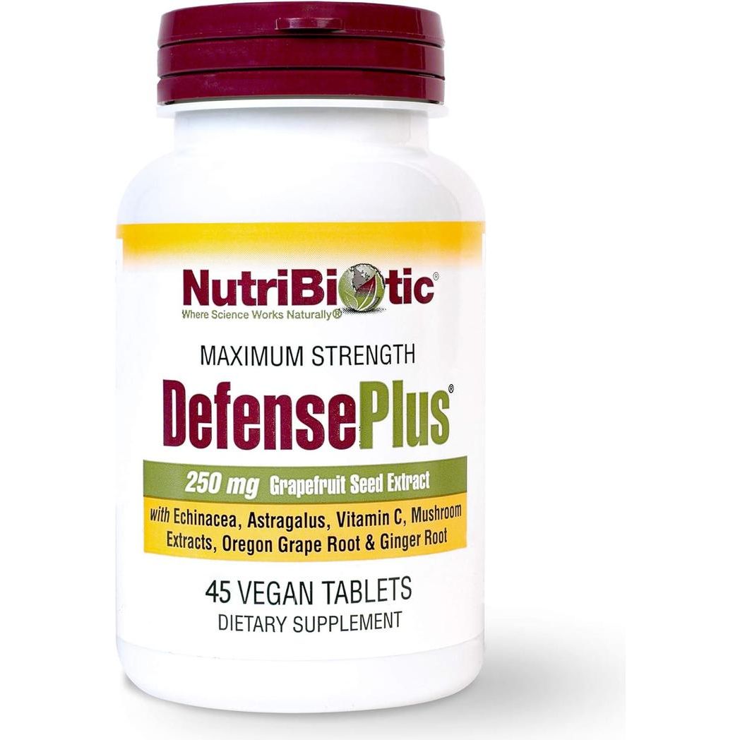 NutriBiotic Defense Plus 250 mg GSE, 45 Tabs