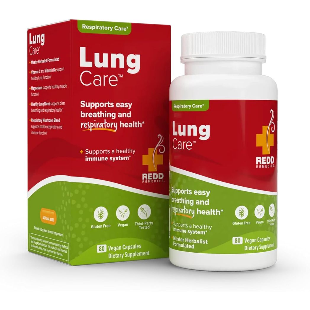 Redd Remedies Lung Care 80 Vegan Capsules