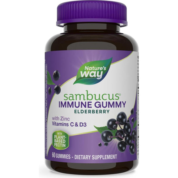 Nature’s Way Sambucus Elderberry Immune Gummies 60 gummies
