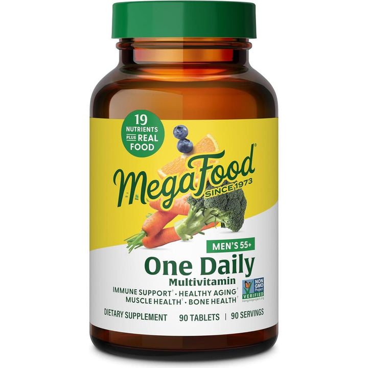MegaFood Men's 55 + One Daily Multivitamin 90 tablets