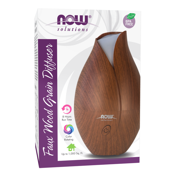 Now Foods Ultrasonic Faux Wooden Oil Diffuser