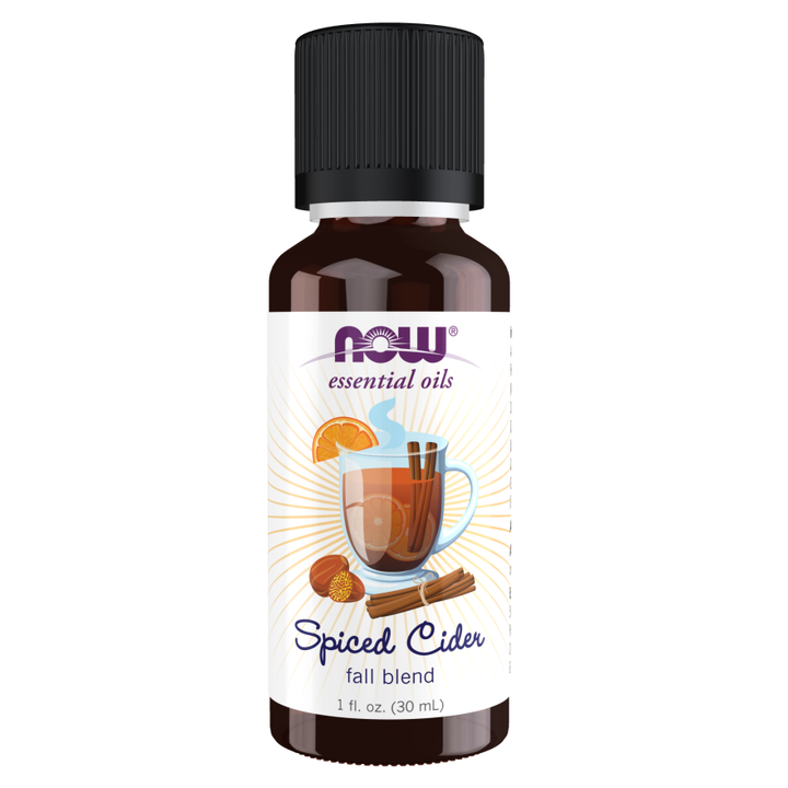NOW Foods Spiced Cider Fall Essential Oil Blend 1 oz