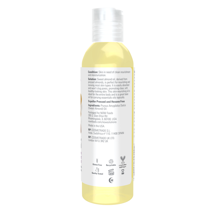 Aceite de almendras dulces NOW Foods - 4 oz.