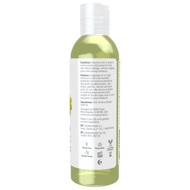 Now Foods Grapeseed Oil 16 fl. oz. 100% pure oil