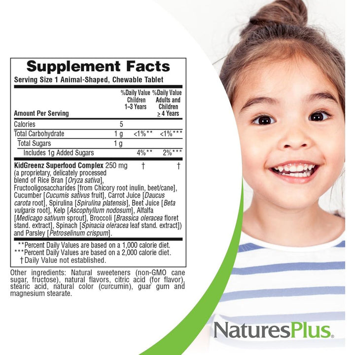 Nature's Plus Animal Parade® KidGreenz® Children’s 90 Chewables