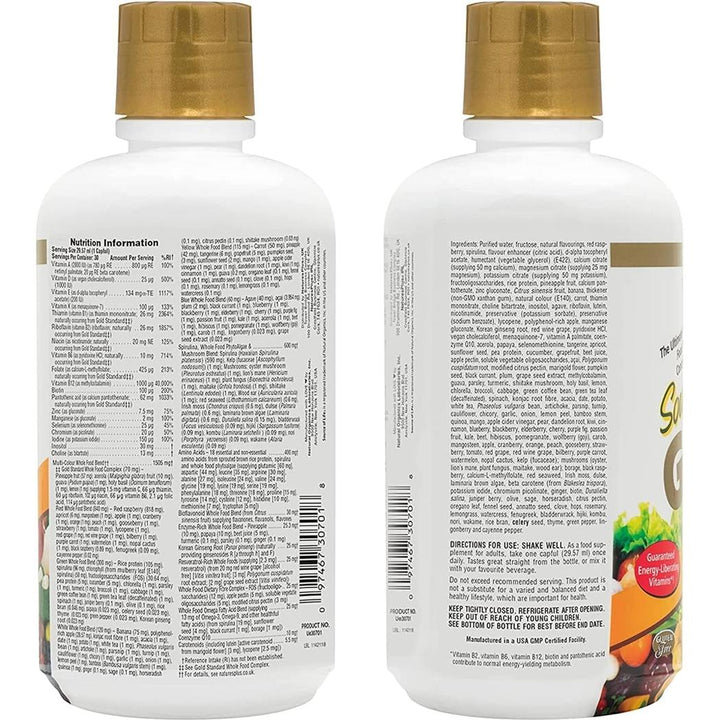 Natures Plus Source of Life Gold Multivitamin Liquid 30 oz
