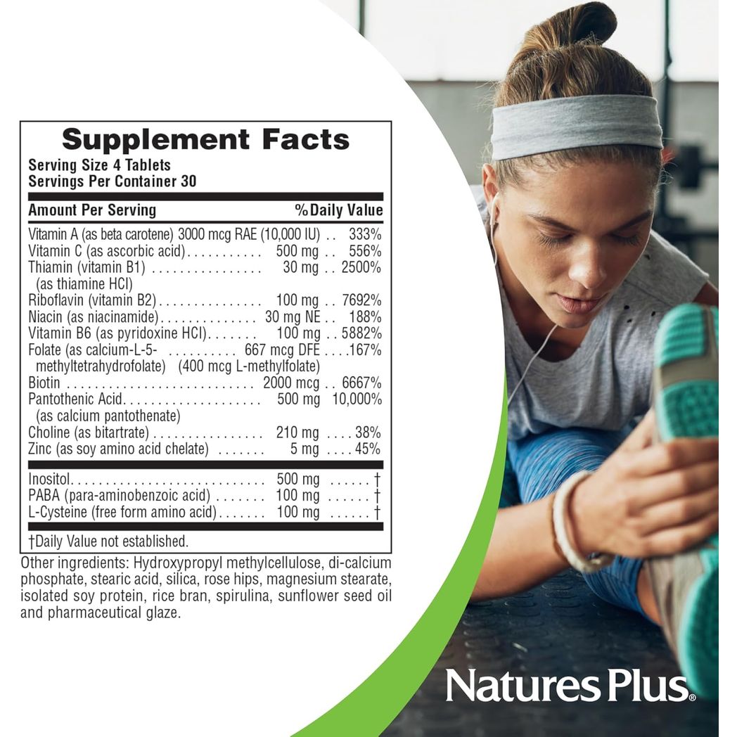 Natures Plus Ultra Hair, Sustained Release 120 Easy to Swallow Mini Tablets