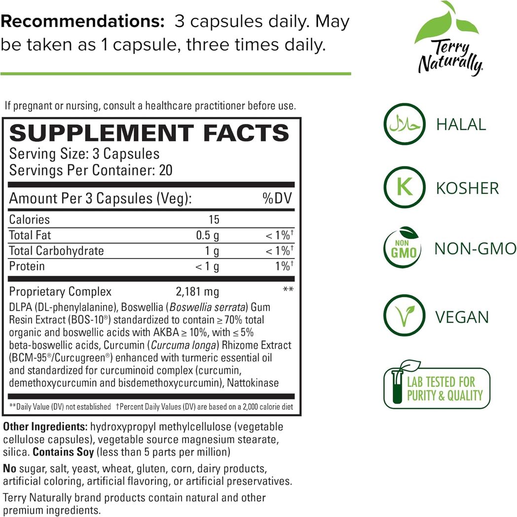 Terry Naturally Curamin 60 Capsules