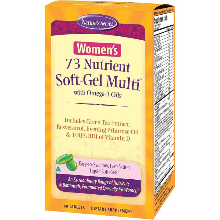 Nature's Secret Women's 73 Nutrient Soft-Gel Multi Vitamin, 60 count