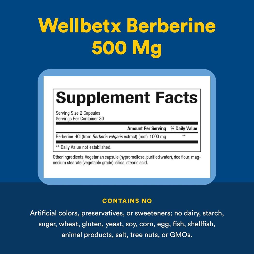 Natural Factors Natural Factors WellBetX® Berberine 60 capsules