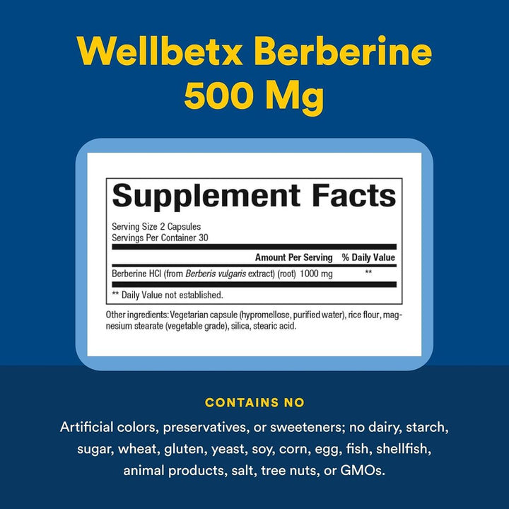 Natural Factors Natural Factors WellBetX® Berberine 60 capsules