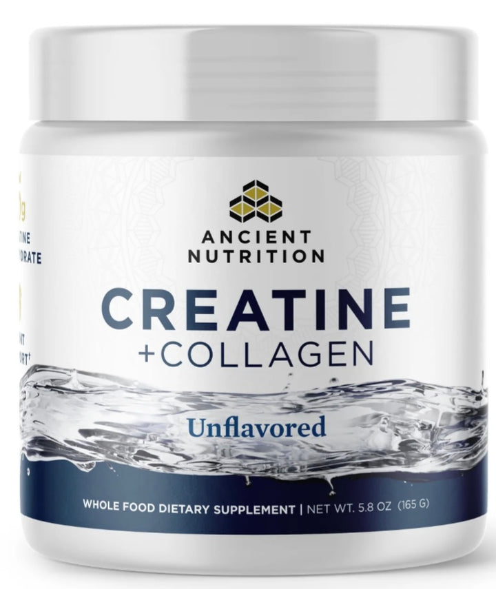 Ancient Nutrition Creatine + Collagen + Electrolytes Unflavored 5.8oz