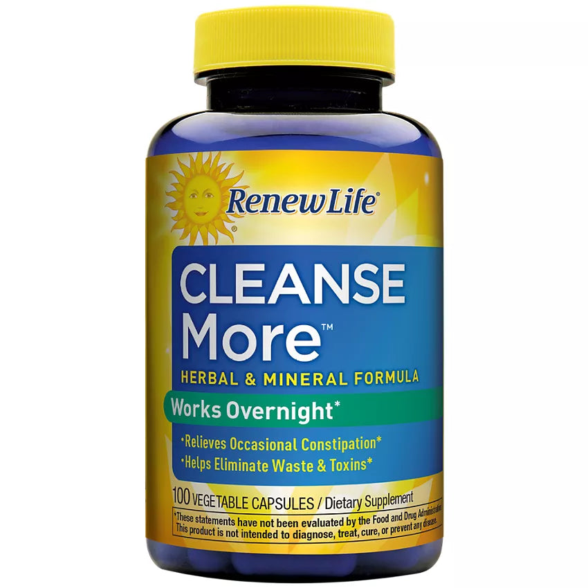 Renew Life Cleanse More Herbal Formula with Magnesium 100 veg caps ...