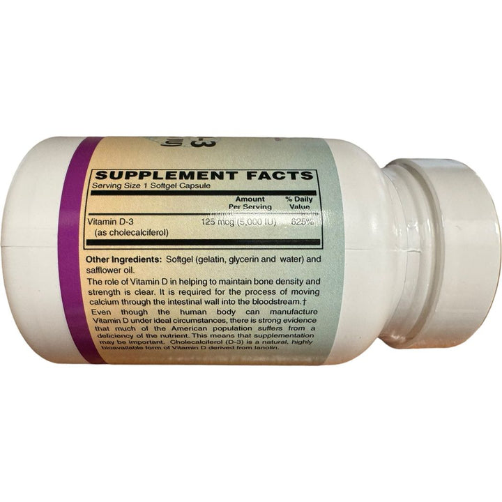 Harvest Moon Vitamin D3 5000iu 250 softgels
