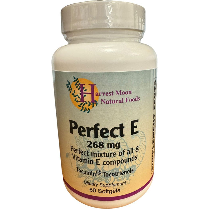 Compuestos de vitamina E Harvest Moon Perfect E 8 60 geles Combinación de tocotrienol y tocoferol