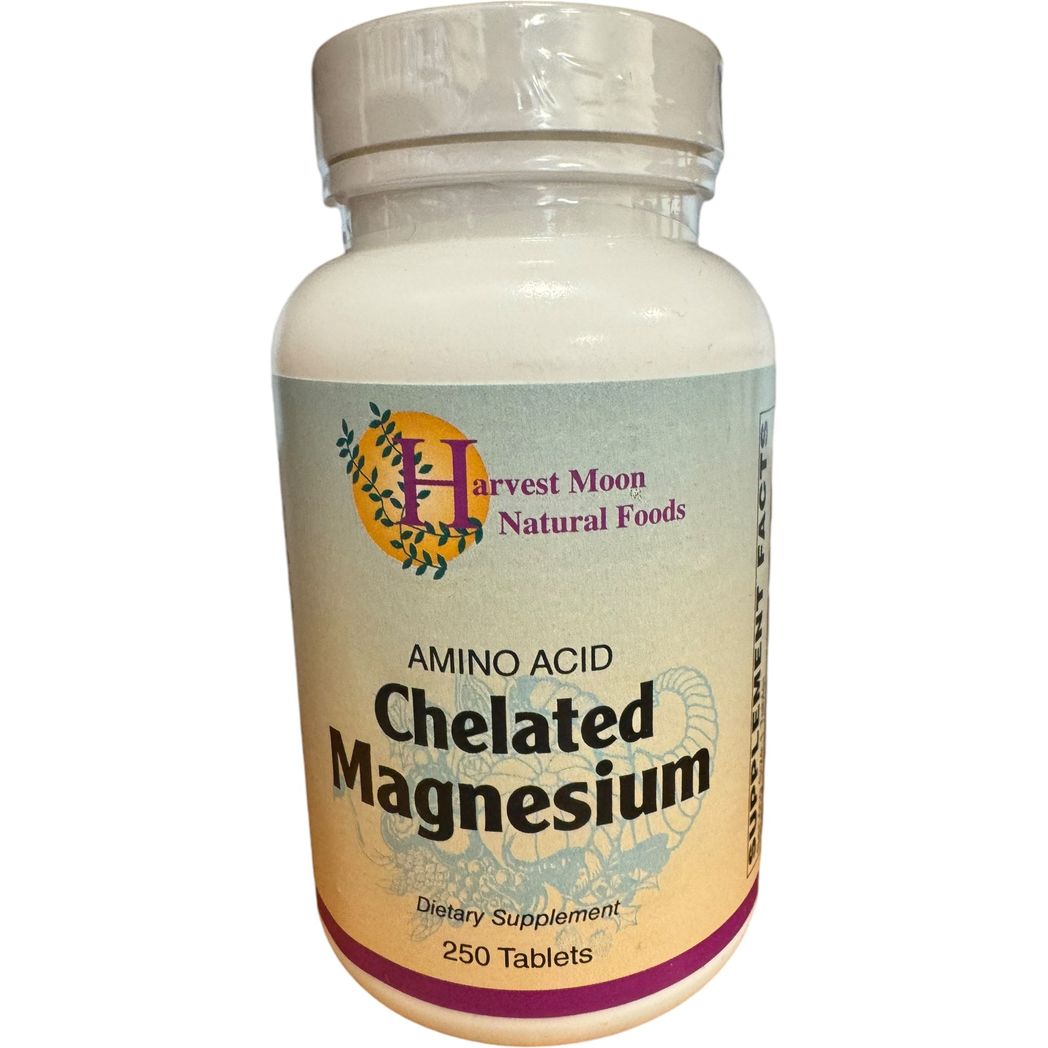 Harvest Moon Magnesium (Chelated) 100mg - 250 tablets