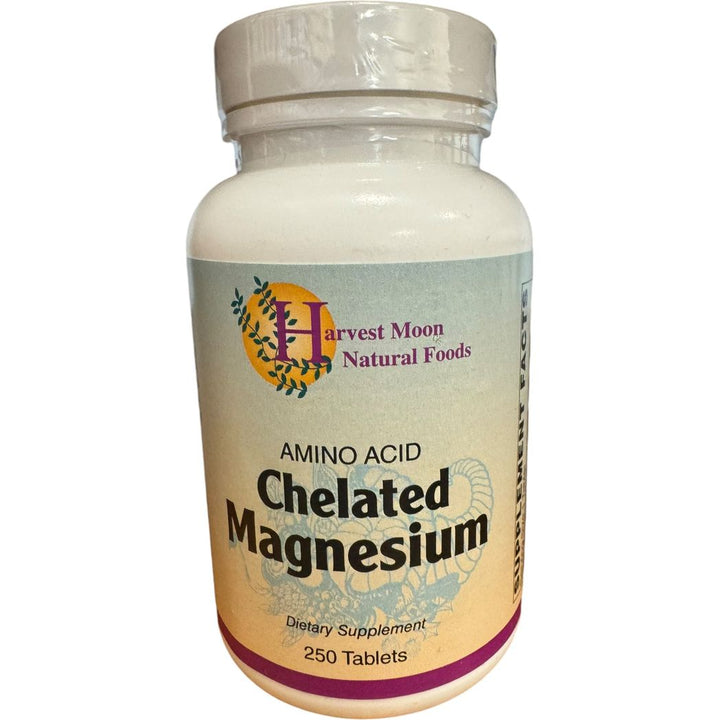 Harvest Moon Magnesium (Chelated) 100mg - 250 tablets