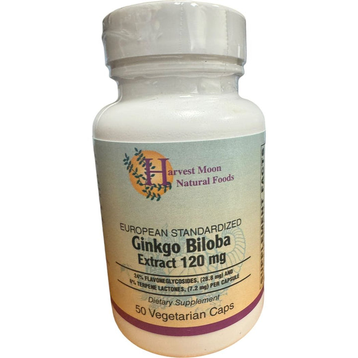 Harvest Moon Ginkgo Biloba Extract 120 mg - 50 Capsules