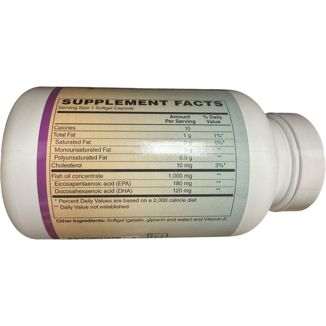 Harvest Moon Omega-3 Fish Oil Molecularly Distilled  200 Capsules