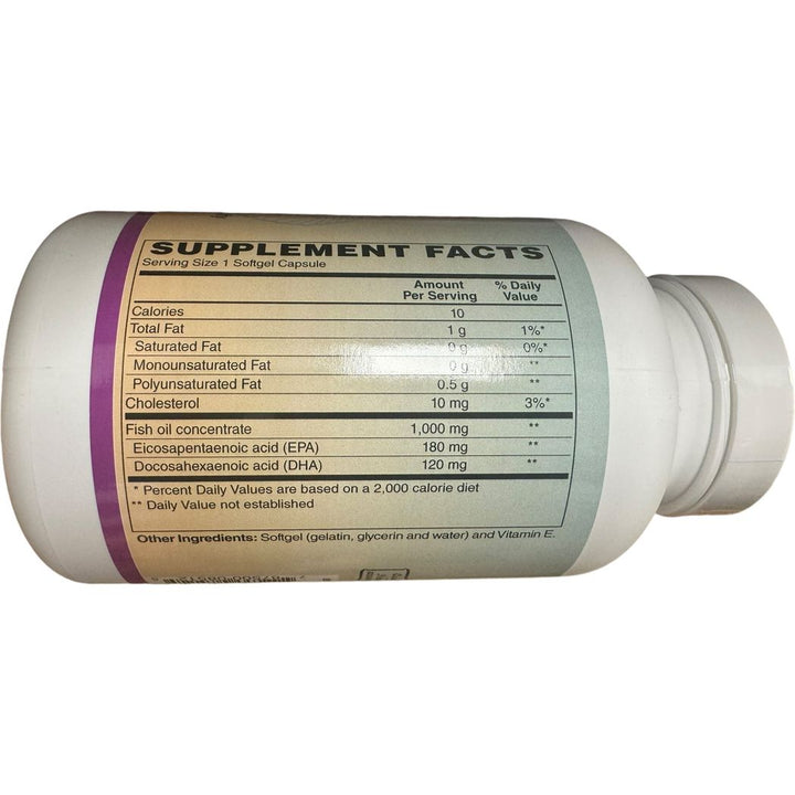Harvest Moon Omega-3 Fish Oil Molecularly Distilled  200 Capsules