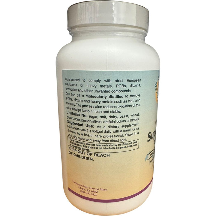 Harvest Moon Super Omega-3 Enteric Coated 120 Softgels