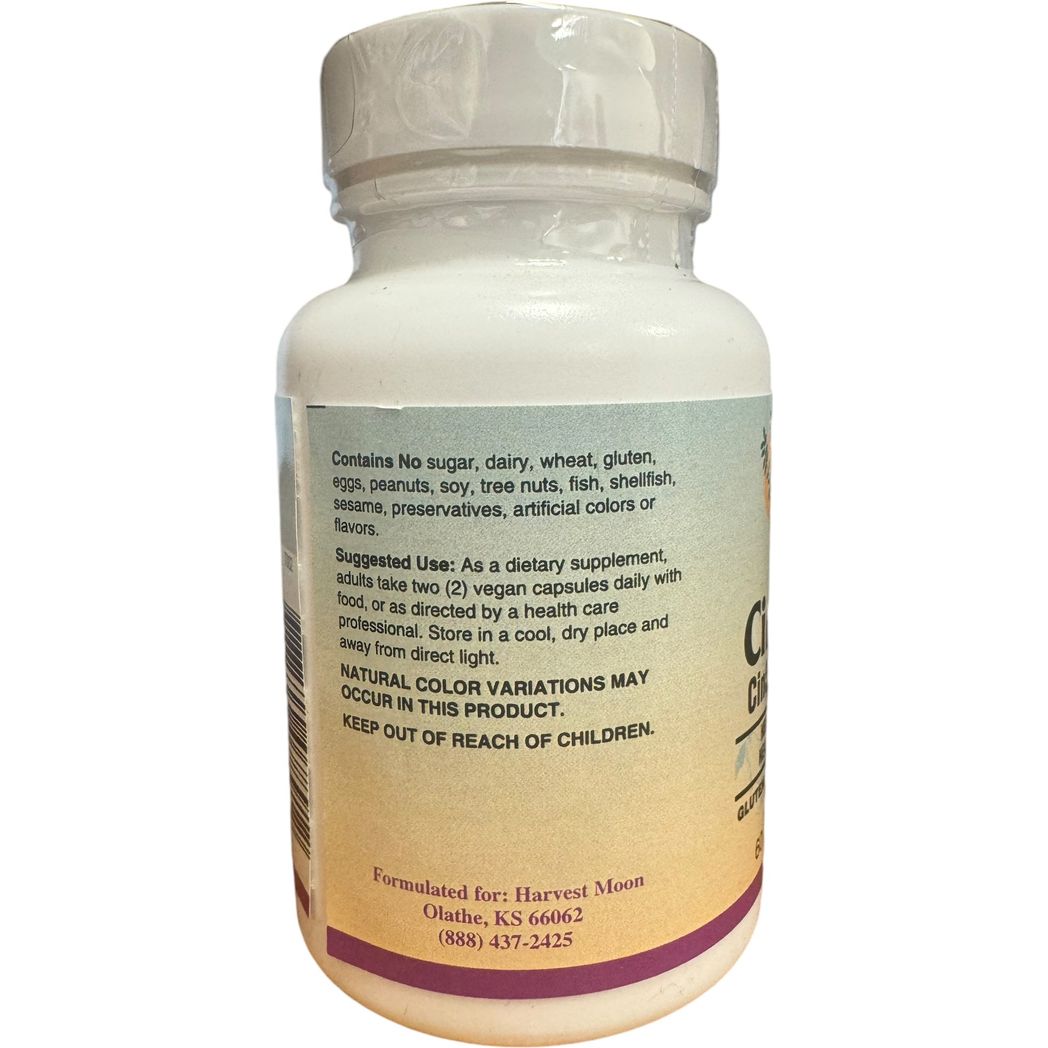 Harvest Moon Cinnamon w/ Cinnulin PF  60 Capsules