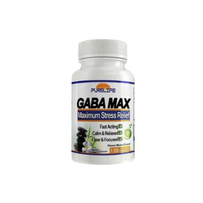 PureLife GABA MAX for Stress Anxiety Relief Relaxation Mood Focus 60 Serves 120g