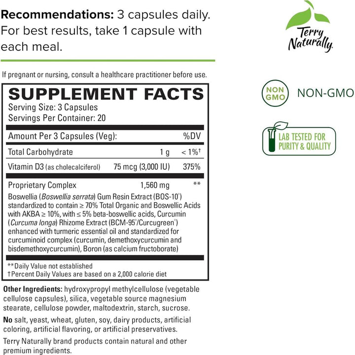 Terry Naturally Healthy Knees & Joints 60 Capsules