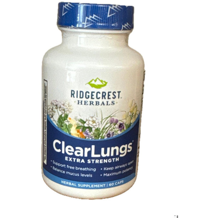 Ridgecrest Herbals  ClearLungs - Extra Strength 60 capsules