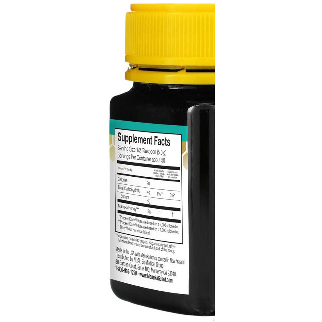 Miel de Manuka de grado médico ManukaGuard 12+ MGO 400 8,8 onzas 