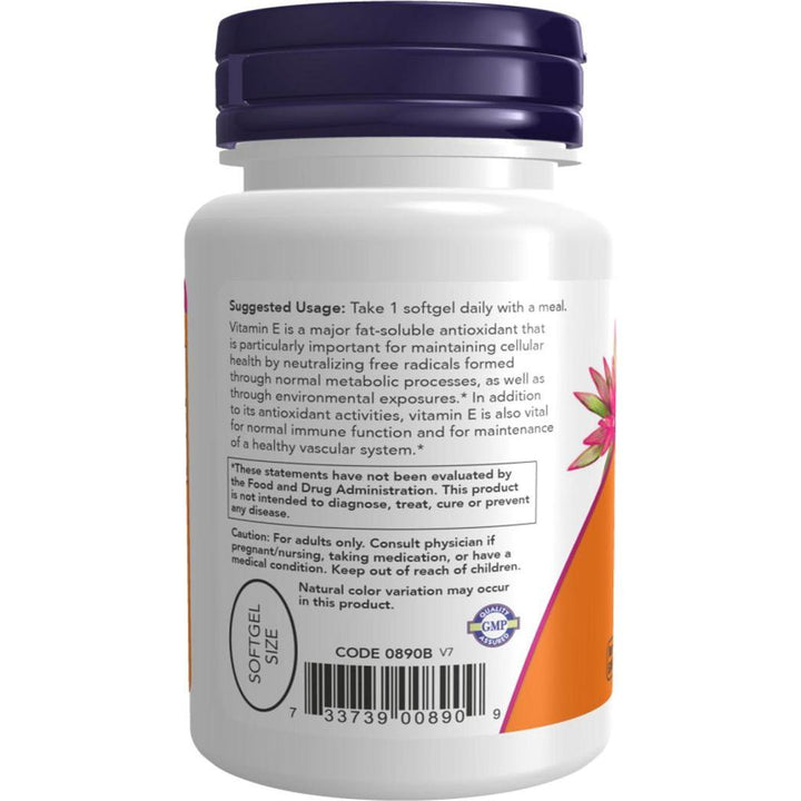 Now Foods Vitamin E  400 IU 250 Softgels  W/ Mixed Tocopherols